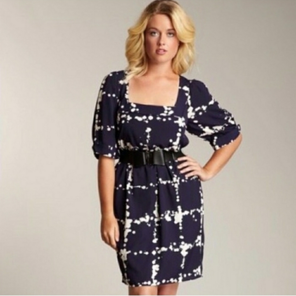 Jessica simpson dress black taupe size 4